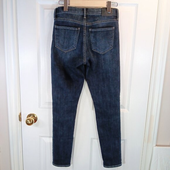 Lucky Brand Skinny Jeans Bridgette Dark Wash Blue Women's Size 26 - Picture 14 of 16